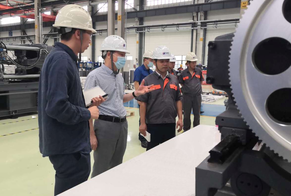 集團(tuán)公司黨委書記、董事長虞岳明赴德清申達(dá)公司調(diào)研指導(dǎo)